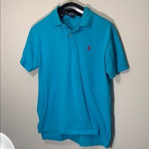 Light Blue Polo Ralph Lauren Short Sleeve w Collar